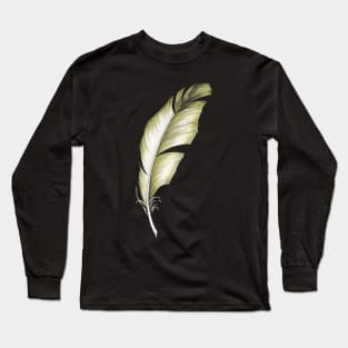 Yellow feather Long Sleeve T-Shirt